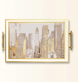 Üveg tálca, 38×24 cm – TPB9905