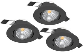 Eglo 900747 - KÉSZLET 3x LED Dimmelhető beépíthető lámpa SALICETO LED/6W/230V