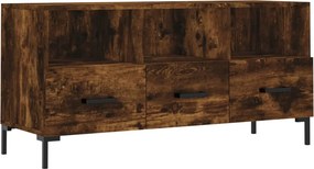 vidaXL füstös tölgy színű szerelt fa TV-szekrény 102 x 36 x 50 cm