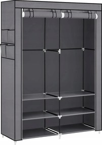 Songmics szekrény 127 x 176 x 45 cm szürke árnyalatok