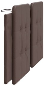 barna műbőr fejtámla párna 180 cm