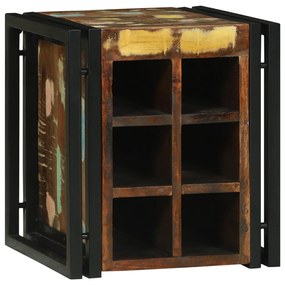 Borállvány 34.5x35x39 cm Tömör újrahasznosított fa