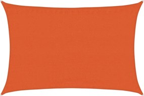 vidaXL narancssárga HDPE napvitorla 160 g/m² 3,5 x 4,5 m