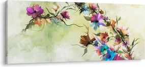 Kép - Virág festménye (120x50 cm)