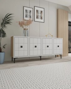 Yuka 180 - Sapphire Oak, White