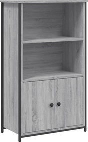 vidaXL szürke sonoma szerelt fa magasszekrény 62 x 32 x 103,5 cm