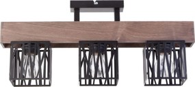 Sigma lighting loft mennyezeti lámpa dali barna fekete sig31481