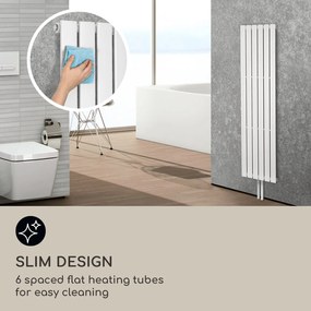 Blumfeldt Ontario, radiátor, 180 x 45, 485 W, falra szerelhető