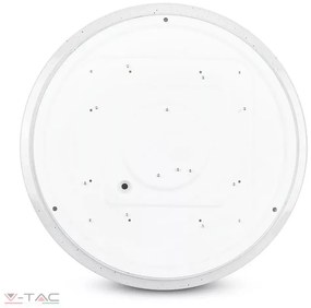 V-Tac 48 Cm 36W LED Csillogó Búrás Kör Mennyezeti Lámpa Állítható Színhőmérséklet -tel 3900 Lumen