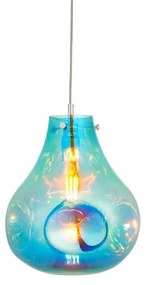 Endon 99791 - Csillár zsinóron EUROPA 1xE27/10W/230V kék