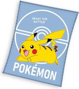 Pokémon Ready for Battle flanel polár takaró 110x140cm