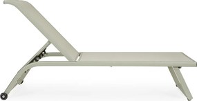 Szürkésbarna fém kerti napozóágy Taylor – Bizzotto