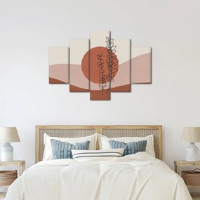 Kép - Boho levelek N⁰1 (150x105 cm)