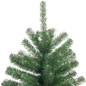 Műanyag Hajtogatós Karácsonyfa Zöld 210 cm PVC és fém