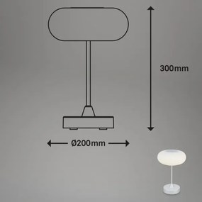 Brilo - Dimmelhető, tölthető kültéri asztali lámpa OLANA LED/3W/5V IP44