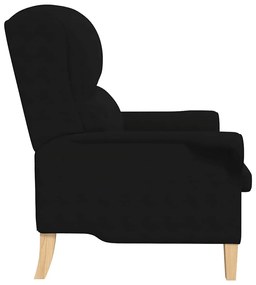 karosszék Fekete 76 x 94 x 102 cm Mikroszálas