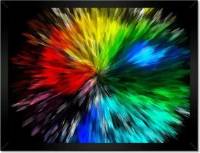 Poszterek keretben 40x30 Színes robbanás Színek