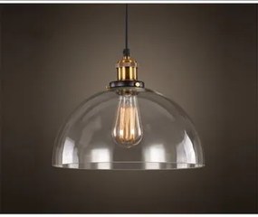 Szerszámlámpa - Verto C függőüveg mennyezeti lámpa, átlátszó üveg, OSW-00138