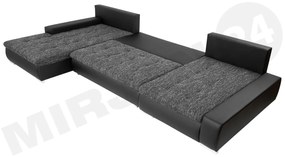 U alakú kanapé Carmine (öko-bőr Soft 011 + Lawa 06). 1058080