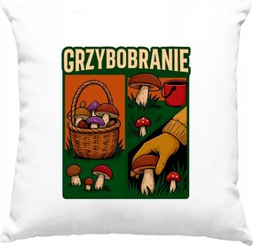 Gombaölő párna Gomba Erdő 2 Fehér