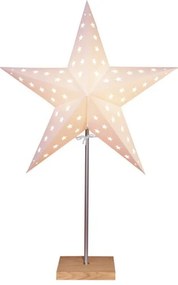Star fehér világító csillag dekoráció, magasság 65 cm - Star Trading