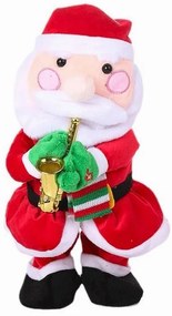 Szaxofonozó Plüss Mikulás Játék Zenél Táncol Karácsonyra Karácsonyi Ajándék 32 Cm