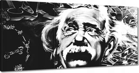 Festmények 180x90 Albert Einstein Graffiti