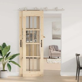 ezüstszínű rozsdamentes acél tolóajtó fémszerelék készlet 183cm