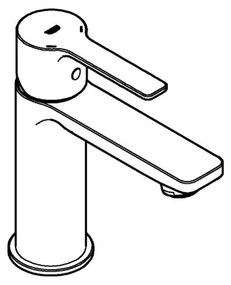 GROHE 23791DC1 - LINEARE mosdócsaptelep, rozsdamentes acél