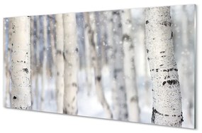 Akrilkép Fák téli hó 140x70 cm