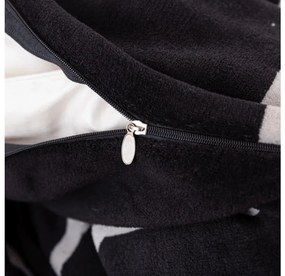 Mikroplüss ágyneműhuzat DALEK fekete Ágyneműhuzat mérete: 70 x 80 cm | 140 x 200 cm