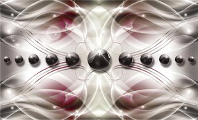 3D fotótapéta Absztrakt gömbök szimmetria és ragyogás Elegancia 208x146 +ragasztó