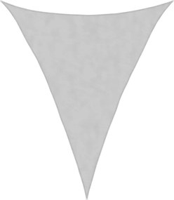 vidaXL világosszürke 100% poliészter oxford szövet napvitorla 3x4x4 m