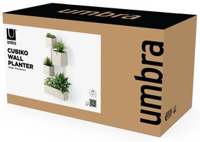 Műanyag függő virágcserép készlet fűszernövényekhez, 4 db-os Cubiko – Umbra