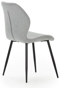 Világosszürke étkezőszék szett 4 db-os Milu – Marckeric