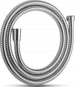 Offo zuhanytömlő, rozsdamentes acél, 1,6 m, króm, nagynyomású