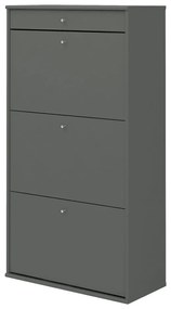 Szürke billenő ajtós cipőtartó Mistral - Hammel Furniture
