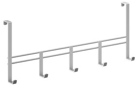 Ezüstszínű fém ajtófogas 38 cm – Metaltex