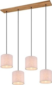 Trio ELMAU 302100430 Függőlámpa 4x60w/e27 ip20