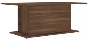 barna tölgyszínű szerelt fa dohányzóasztal 102x55,5x40 cm