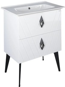 TMP KEOPS álló fürdőszobabútor - CeraStyle BLUE 70 - 42200 mosdóval - 70 x 47 cm