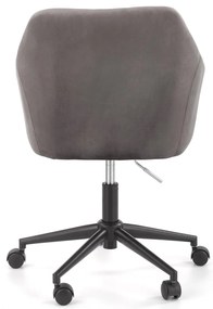 Szürke irodai szék MARIBO VELVET