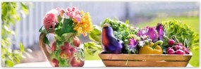 Poszterek 200x66 Zöldségek a serpenyőben
