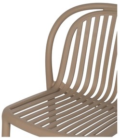 Bézs műanyag étkezőszék Alia – Ixia