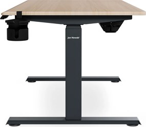 Elektromos íróasztal magasságállítással ergonomikus antracit/sonoma tölgy,1400x700 mm: ARIA