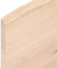 kezeletlen tömör fa fürdőszobai pult 80x30x2 cm