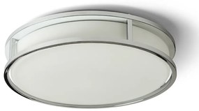 RENDL R13678 GRANDE LED felületre szerelhető lámpatest, fürdőszoba IP44 opál üveg/króm