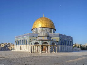 Poszter 40x30cm Al-Aksza mecset 2, Assaf Frank