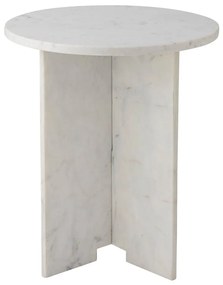 Márvány kerek tárolóasztal ø 46 cm Jasmia – Bloomingville