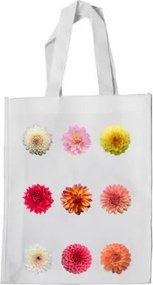 Táska Fehér 26 x 32 cm Virágmintás Dália